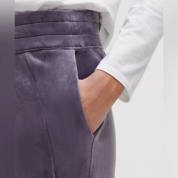 Lululemon✨NEW✨Scuba Mid-Rise Wide-Leg Pant✨NWOT✨Velvet✨Nightfall Purple✨XL - Picture 4 of 8